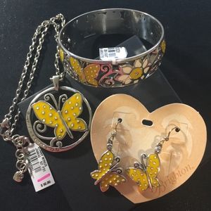Brighton Sunny Wings Jewelry Collection (NWT)